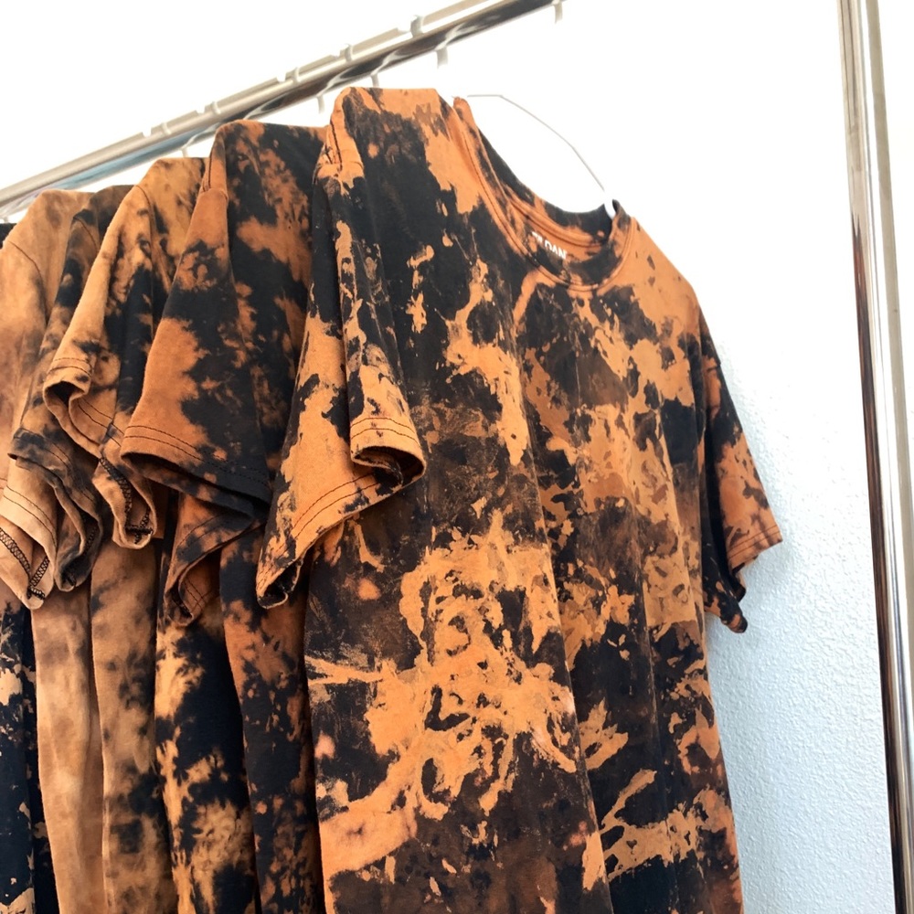 Reverse tie dye T-shirt